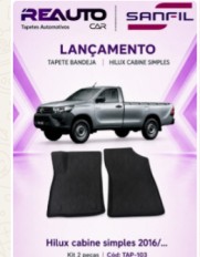 Tapete Interno Borda Alta Hilux CS 16/*