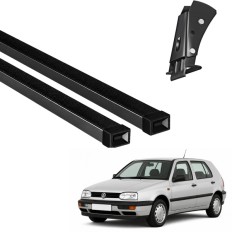 Rack de Aço Preto 60kg Golf até 1998 (4 Portas) - LongLife
