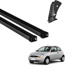 Rack de Aço Preto 60kg Ford Ka 1997 até 2007 (2 Portas) - LongLife