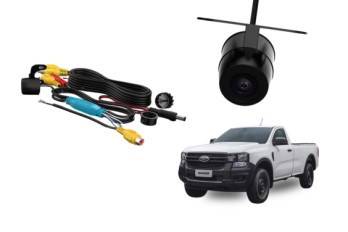 Câmera de Ré para Ranger XL 2024 a 2026 -  Faaftech 
