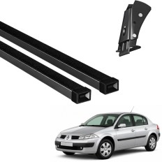 Rack de Aço Preto 60kg Renault Megane 1998 até 2006 (Hatch / Sedan) - LongLife