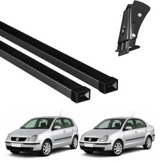 Rack de Aço Preto 60kg Polo 2003 até 2017 (Hatch / Sedan ) - LongLife