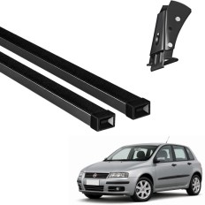 Rack de Aço Preto 60kg Fiat Stilo 2002 até 2010 (Sem Teto Solar)  - LongLife