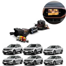 Interface/Desbloqueio de Vídeo Jetta / Nivus / Polo / T-Cross / Taos (Leia Descrição) - FT-VF-VW4 