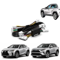 Módulo de Levantamento dos Vidros + Reb. Retrovisores + Tilt Down RAV4 / LEXUS UX Line - FaafTech