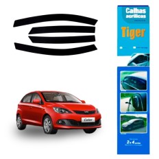 Calha de Chuva Automotiva Celer Hatch 2014 a 2017  - Tiger