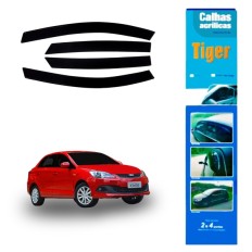 Calha de Chuva Automotiva Celer Sedan 2014 a 2018     - Tiger
