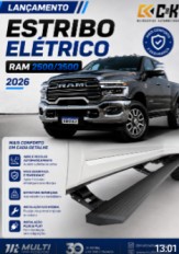 Estribo Elétrico Ram 1500 2020 até 2026 - C&K