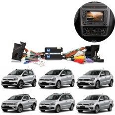 Interface/Desbloqueio de Vídeo Fox / Gol / Saveiro / CrossFox e mais (Leia Descrição) - FT-VF-VW6