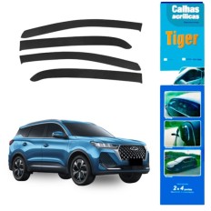 Calha de Chuva Automotiva Tiggo 7 Pro & Tiggo 7 Sport 2020 a 2026 - Tiger