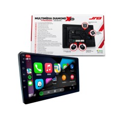 Central Multimídia Universal 9" Car Play Sem Fio 4+64 - JR8 