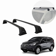 Rack de Alumínio Preto com chave Honda CR-V (Sem Longarina) 2012 até 2016 - Kiussi