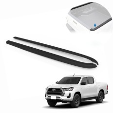 Protetores das Bordas Laterais Hilux Cabine Dupla 2016 acima - Bepo (B-960C)