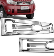 Sobrecapa Aplique Cromado Grade Ecosport 2010 à 2012